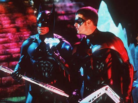 George clooney as batman in batman & robin (1997). 20 years on, Joel Schumacher talks, and apologises, for ...