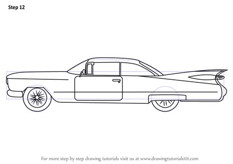 To begin with, we want to draw a simple circle. Learn How to Draw a Vintage Cadillac (Vintage) Step by ...