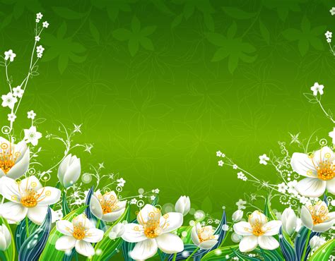 Greenery Wallpaper With Flowers Pic Dingis