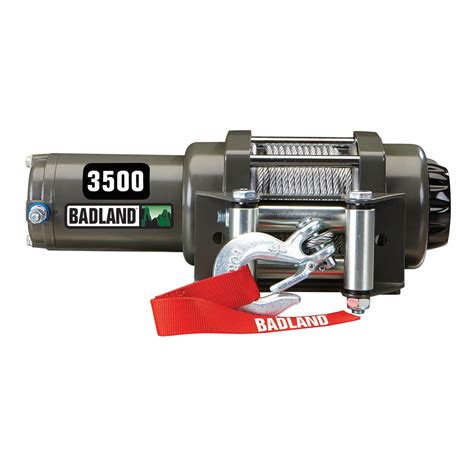 3500 Lb Atvutility Electric Winch With Automatic Load Holding Brake