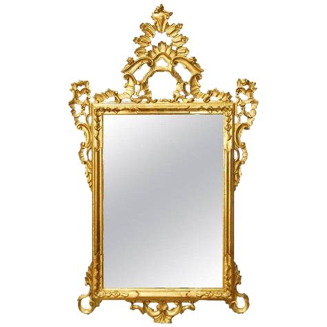 19th Century Italian Rococo Style Giltwood Mirror | Mirror, Rococo style, Style