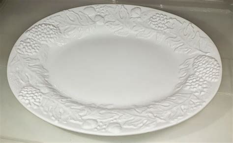 16x20 Inch Culinary Essentials Large White Ceramic Platter Made In