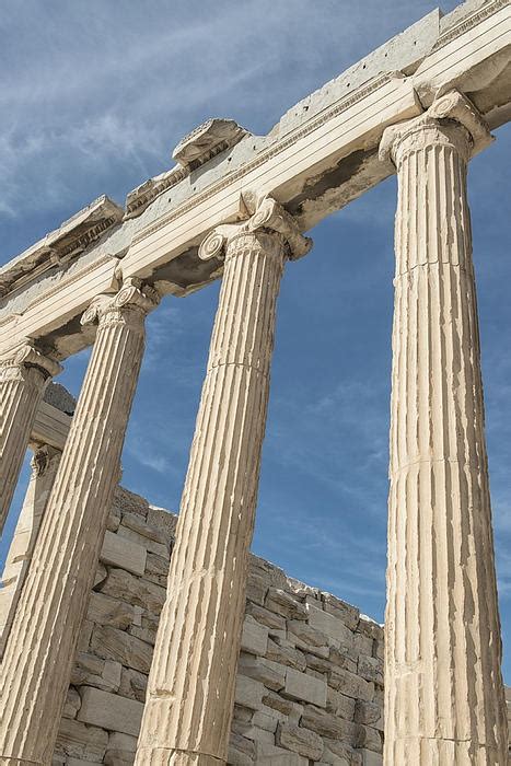 Parthenon Ionic Columns By Carrie Kouri Greek Columns Ionic Column