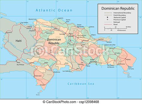 Rep 250 Blica Dominicana Mapa Orografia Gambaran