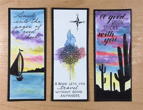 Easy Diy Watercolor Bookmarks Kelly Creates