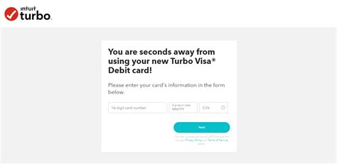 Maybe you would like to learn more about one of these? www.turbodebitcard.intuit.com/login - Turbo Prepaid Card Login Guide