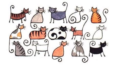 Рисуване на котки Зумипик