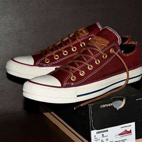 Sepatu Converse All Star Premium Maroon [CL-001] | Omsepatu.com