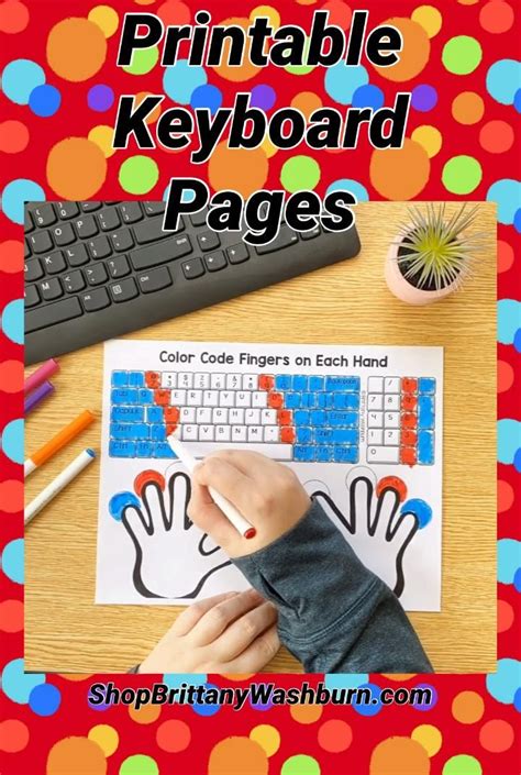Typing Practice Printable Keyboard Pages Technology Curriculum Video