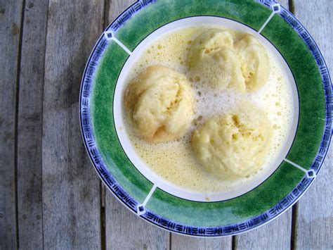German Dumplings Made With Yeast Are One Of Those Great Traditional German Recipes Sweetened