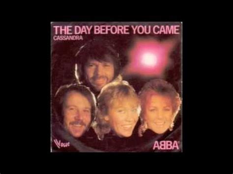 The Day Before You Came ABBA Cover Version YouTube