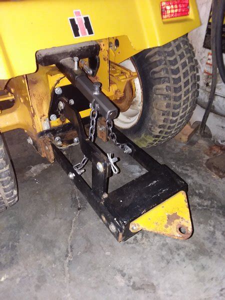 Custom 3 Point Hitch For My Cub 108 Ih Cub Cadet Tractor Forum