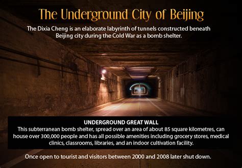 Secret Underground Cities Secret Underground Tunnels Around The World