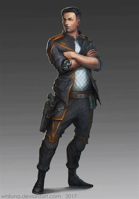 Engineer Marcus Holbrook Sci Fi Characters Sci Fi Clothing