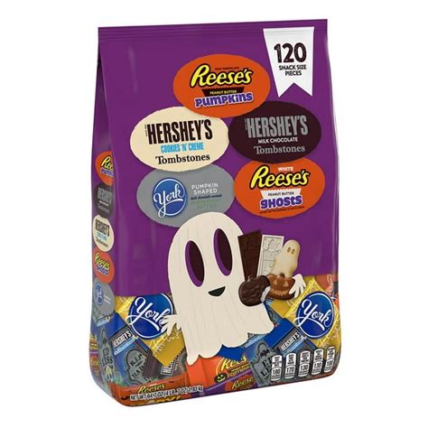 Hersheys Halloween Snack Size Candy Assortment 4 Lbs Reeses Peanut Butter Pumpkins Reeses