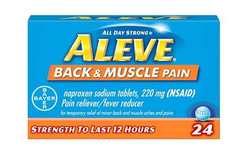 Aleve Back And Muscle Pain 24ct