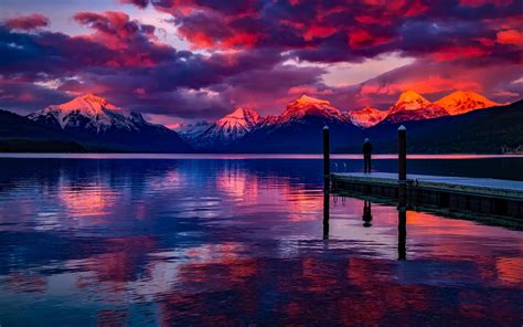 2560x1600 Lagoon Colorful Mountains 2560x1600 Resolution Wallpaper Hd