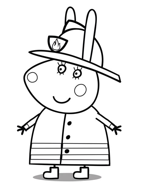 Peppa Pig Coloring Pages To Print For Free And Color