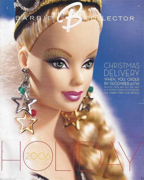 Mattel Barbie Doll Barbie Collector Holiday 2006 Catalog Magazine