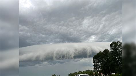 Shelf Cloud Seen In Raleigh Ahead Of Line Of Storms Abc11 Raleigh Durham