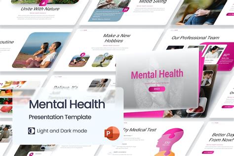 Mental Health Powerpoint Template Presentation Templates Envato Elements