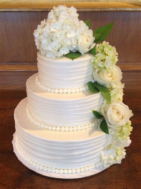Simple & Elegant Wedding Cake w/ flowers | Wedding cake simple elegant, Wedding cake simple ...