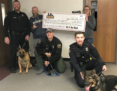 La Crosse Police Get Huge Donation From 957 The Rock For Newest Four