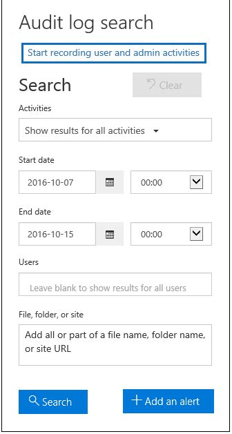 Creating Activity Alerts In Office 365 Security And Compliance Center