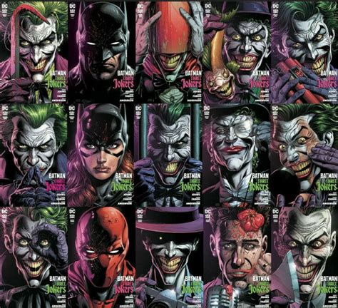 Batman Three Jokers 1 3 Jason Fabok Regular And Premium Variant 15 Cover