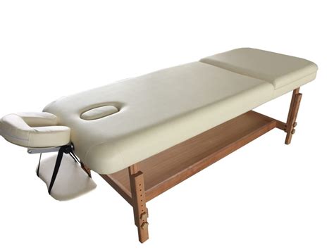 Ngl Gm501 （stationary Wooden Massage Table With Backrest） Novetec