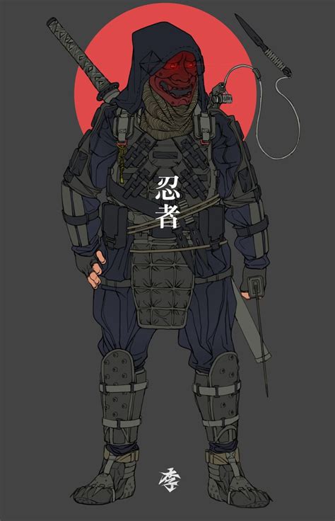 Tactical Ninja Yeong Gyun Lee Ninja Art Concept Art Characters