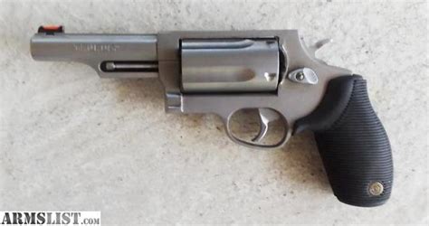 armslist for sale taurus judge stainless 410 45lc 4 inch barrel
