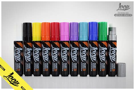 Loop Colors Paint Marker 15mm In 11 Farben Graffiti Cans Shop