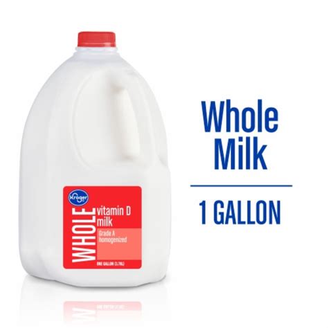 Kroger Vitamin D Whole Milk 1 Gal Food 4 Less