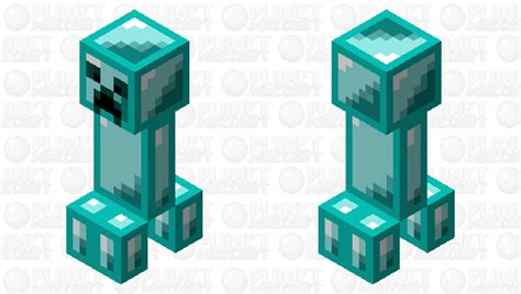 Diamond Creeper Minecraft Mob Skin