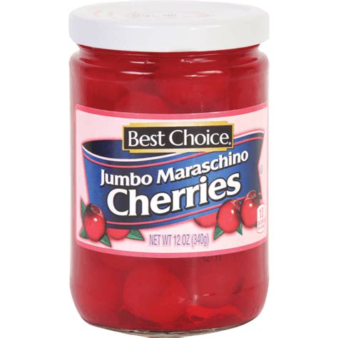Best Choice Jumbo Maraschino Cherries Cherries Edwards Food Giant