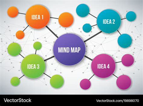 Creative Mind Map Royalty Free Vector Image VectorStock