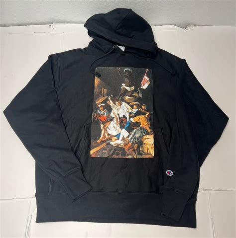 Pyrex Vision Pyrex Tears 45 Caravaggio Hoodie Grailed