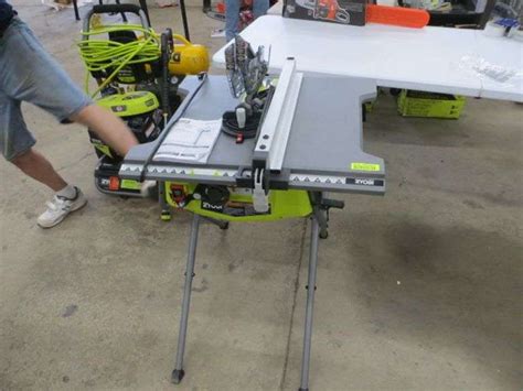 Ryobi 10 Portable Table Saw With Stand Lambrecht Auction Inc