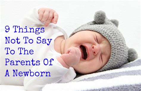 Lunchbox Dad 9 Things Not To Say To The Parents Of A Newborn