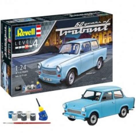 Revell 124 Trabant 601s Builders Choice Plastic Model Kit 67713