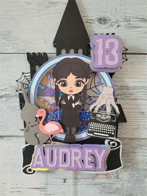 Excited To Share The Latest Addition To My Etsy Shop Wednesday Addams Cake Topper