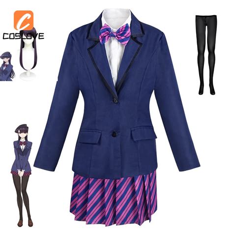 Japan Anime Komi Cant Communicate Shouko Komi Cosplay School Uniform