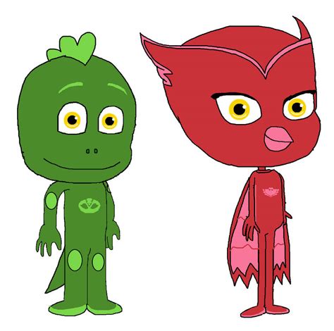 Owlette And Gekko Animals By Thegothengine On Deviantart