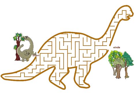 Bezoek onze website om dinosaurus kleurplaat te bekijken en te printen. Puzzels voor kinderen: Doolhof dinosaurus