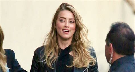 Amber Heard Gives Jimmy Kimmel A Kiss From Johnny Depp Amber Heard