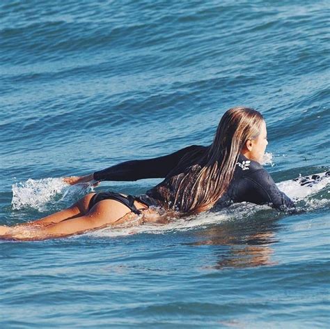 Surf Girl Surfer Surfing Wave Barrel Sea Beach Sexysurfers