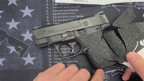 Talon Grips Installation On Smith And Wesson Mandp Shield Youtube