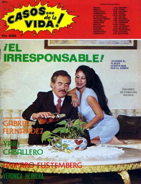 La Revistaría De Librada Fotonovela Casos De La Vida No 330 “¡el Irresponsable” 1981