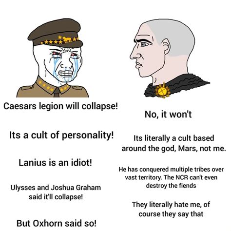 Caesars Legion Will Collapse No It Won T Its A Cult Of Personality